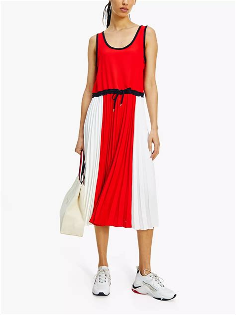 tommy hilfiger pleated dress.